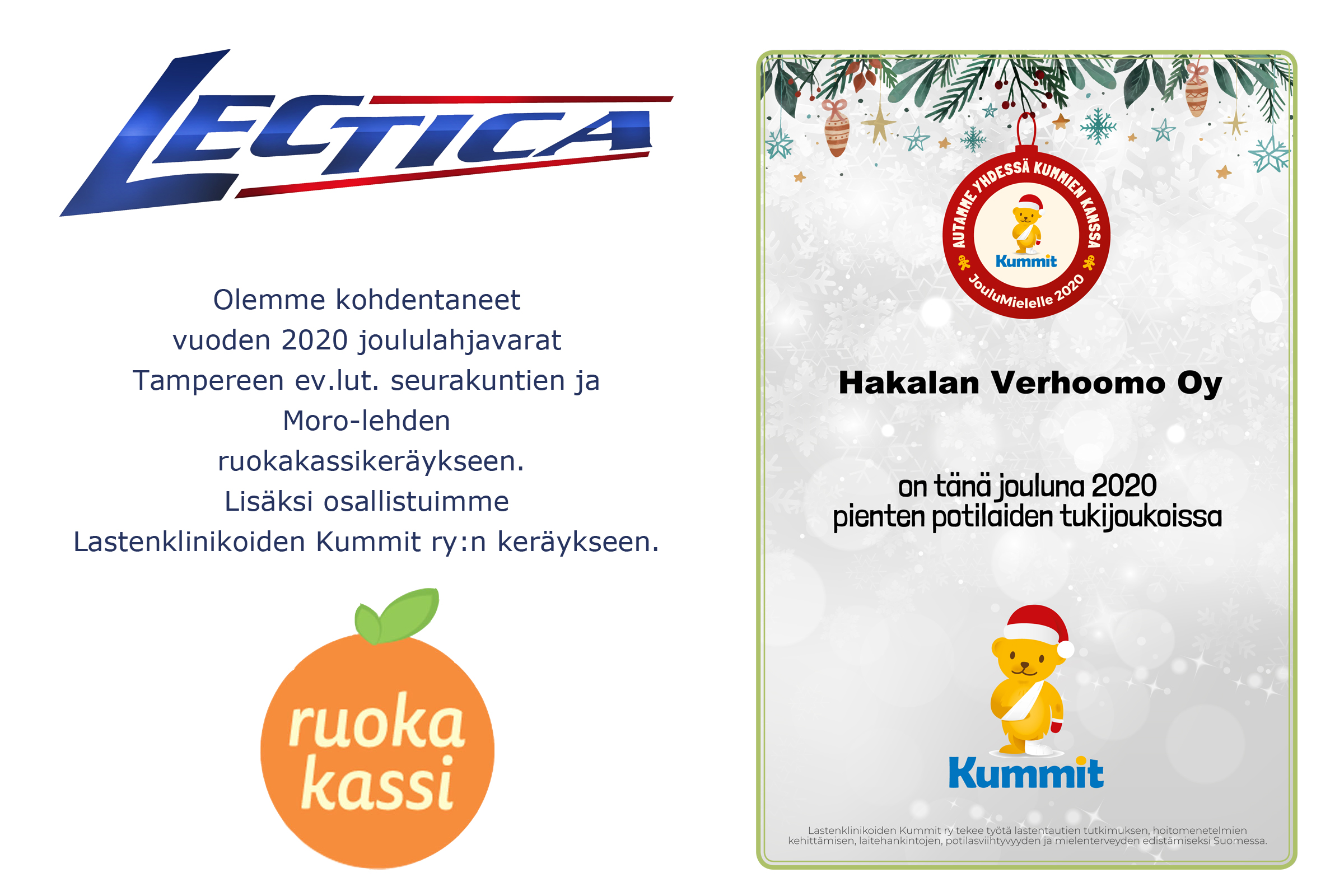Joululahjoitus Kotisivut